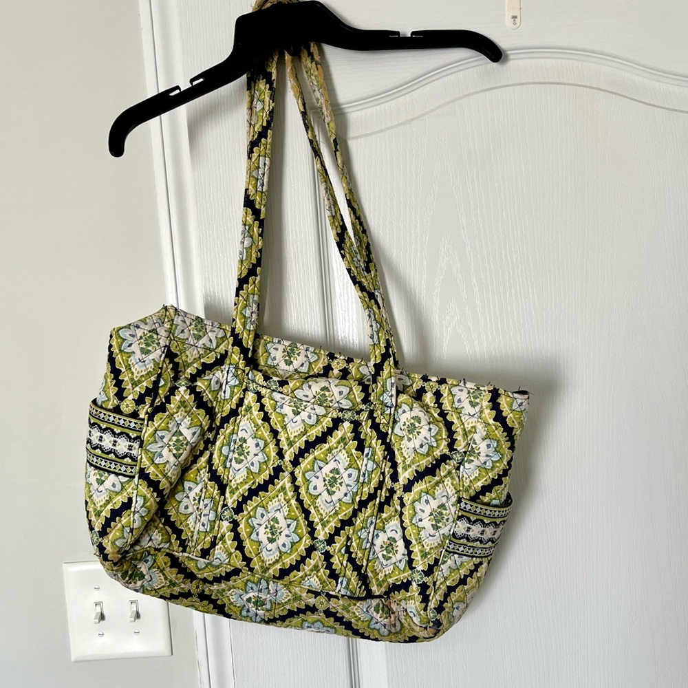 Vera Bradley | green tote bag - OS